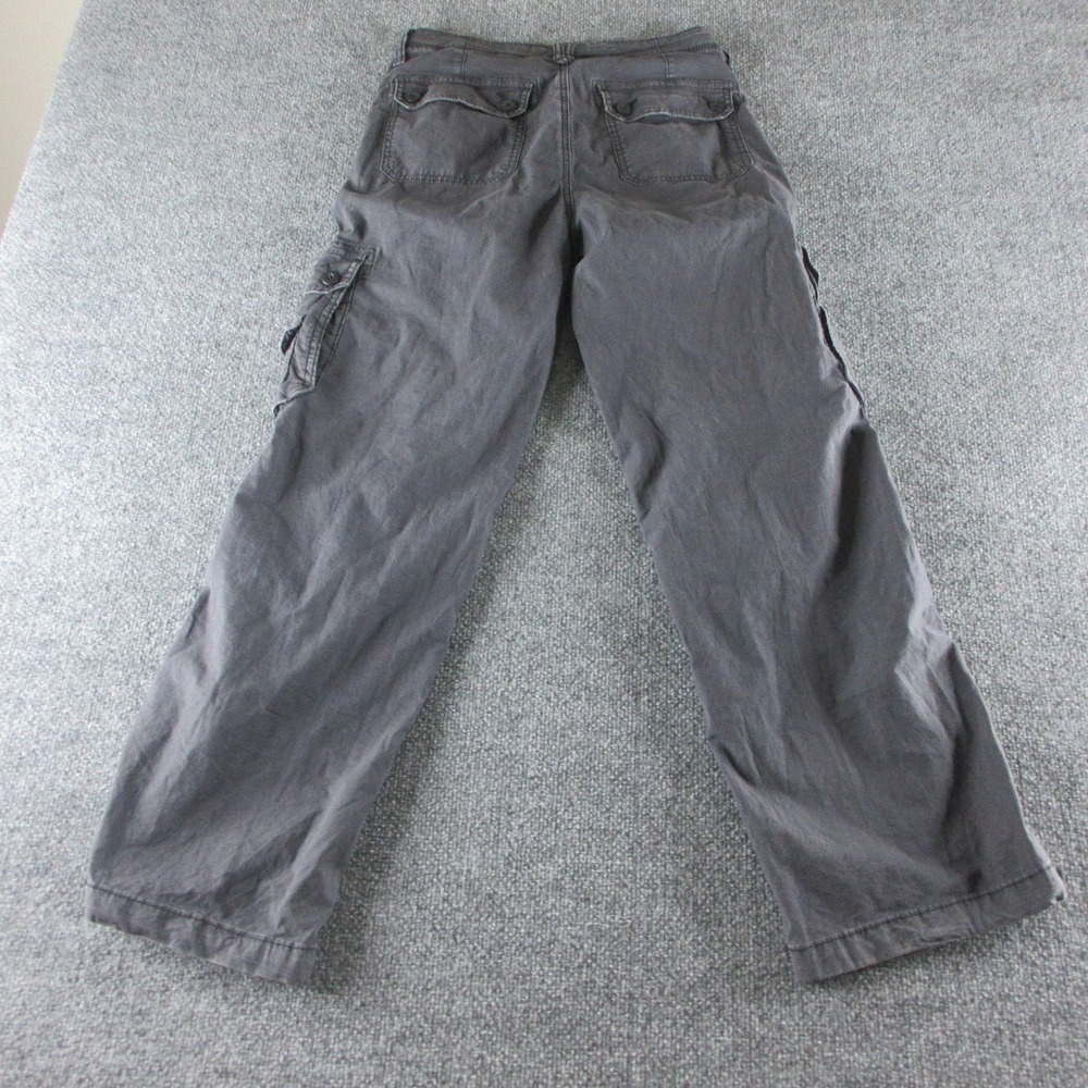 American Eagle Outfitters Pants Womens 6 Gray Baggy Jogger Cargo Stretch Twill - Picture 5 of 10